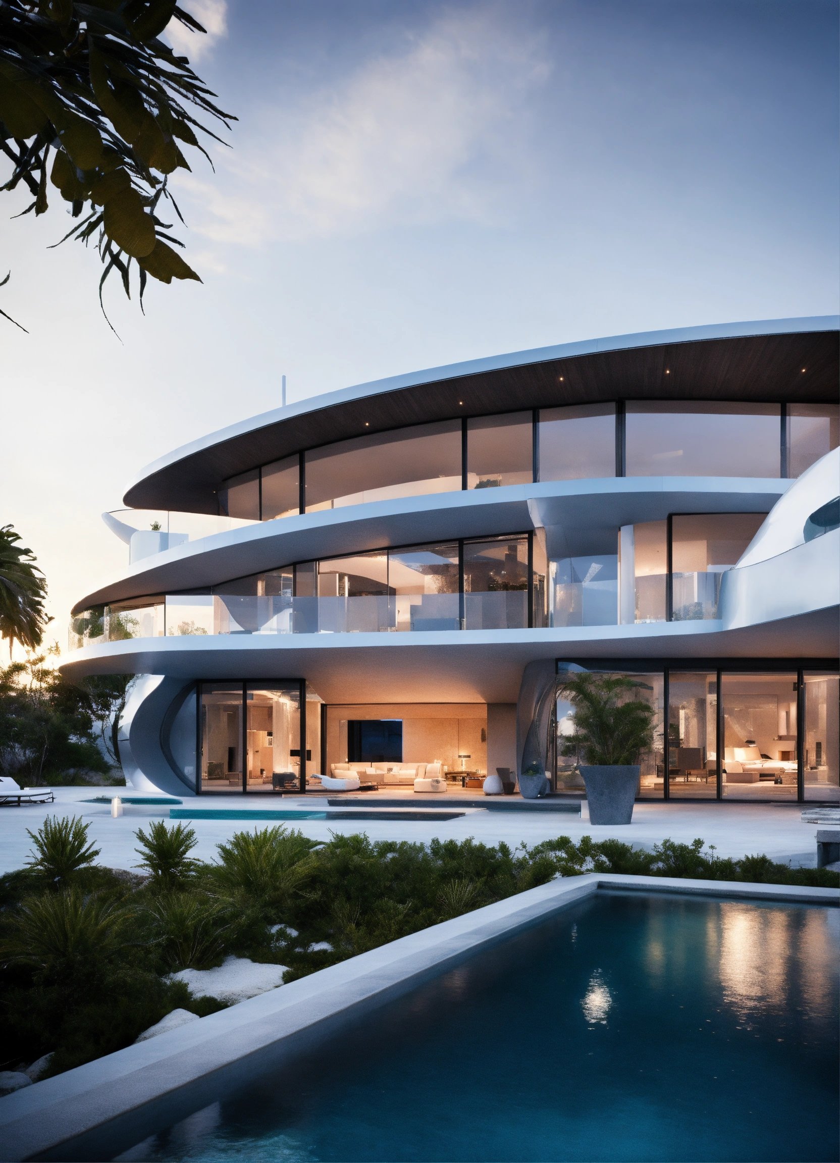 huge modern futuristic coastal estate with fashion (1)