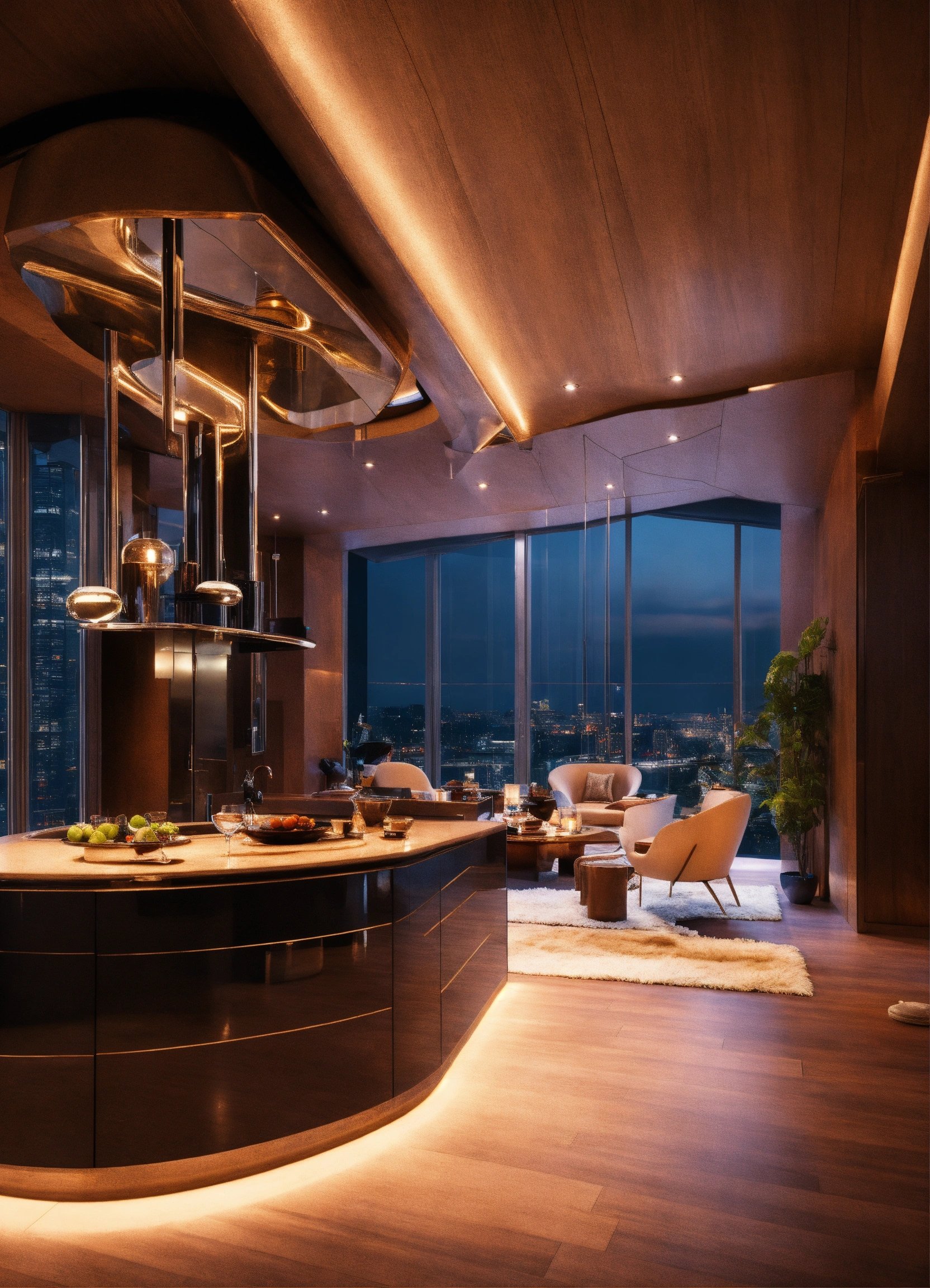 sci fi penthouse interior